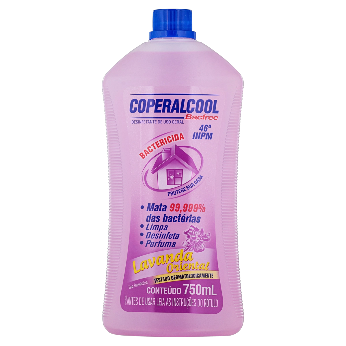 Desinfetante Bactericida Lavanda Oriental Coperalcool Frasco 750ml