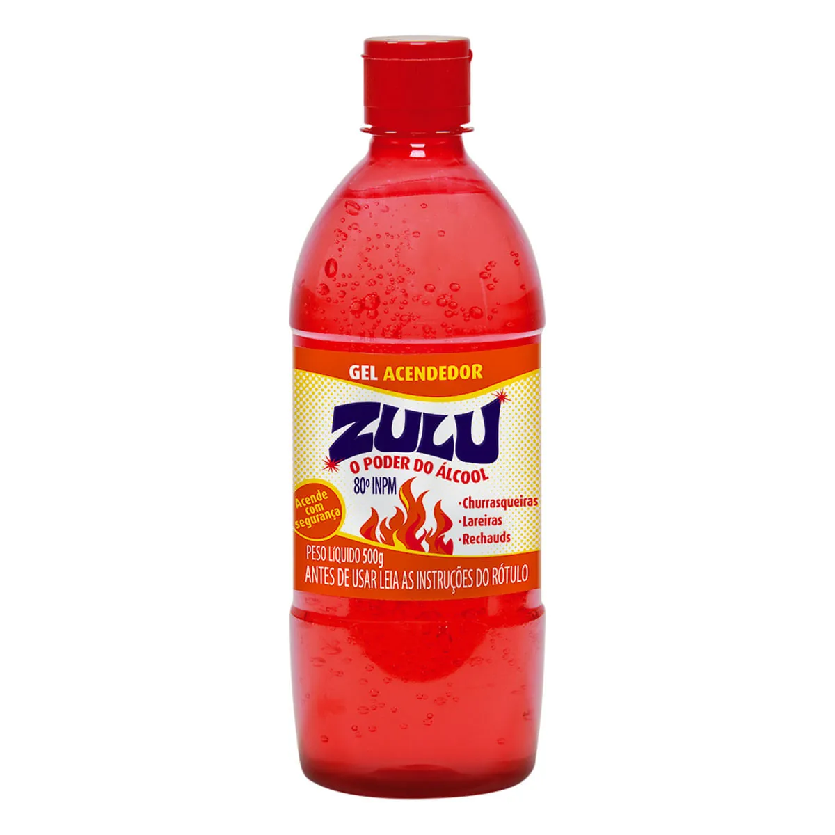 Álcool em Gel Acendedor Zulu 500ml