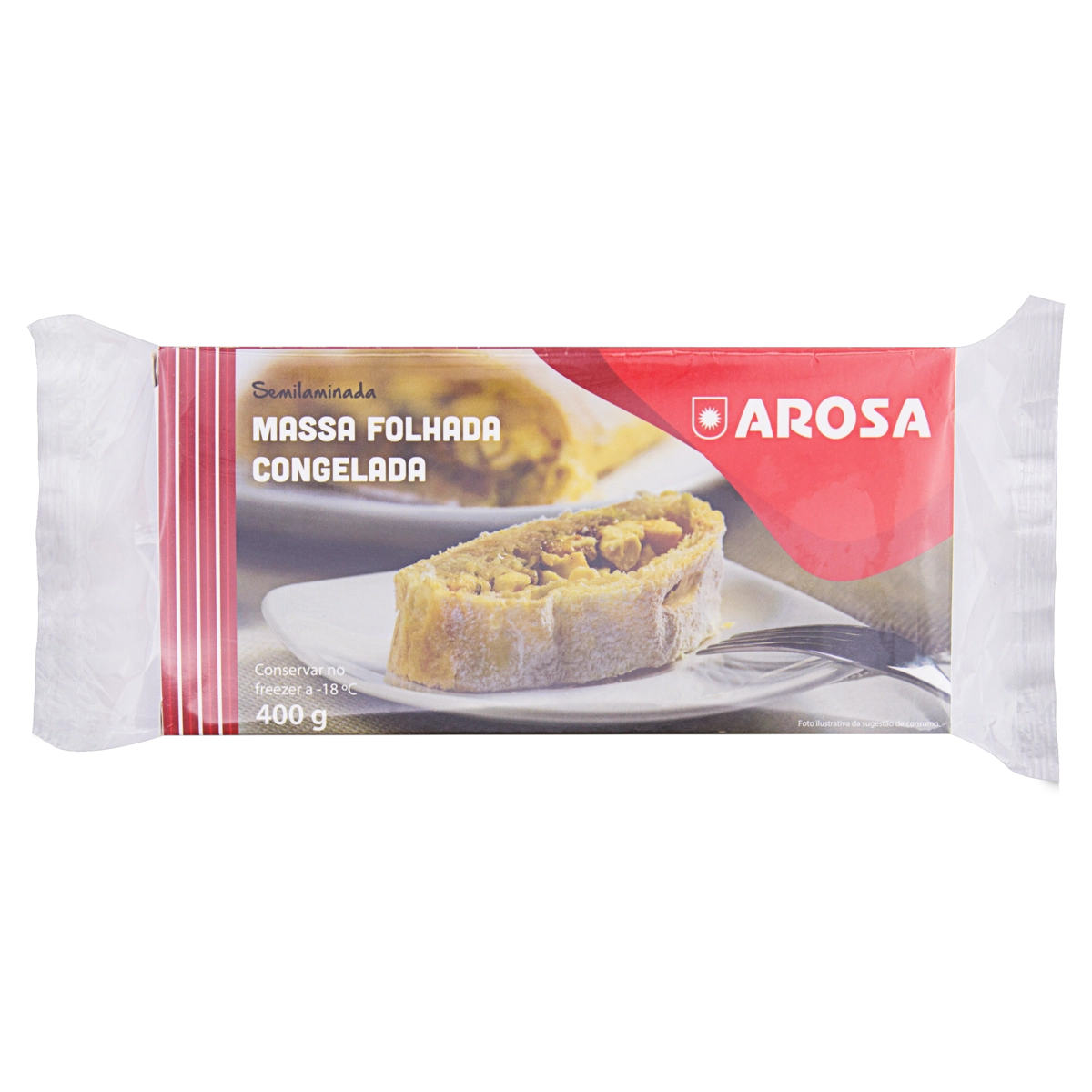 Massa Folhada Congelada AROSA 400g