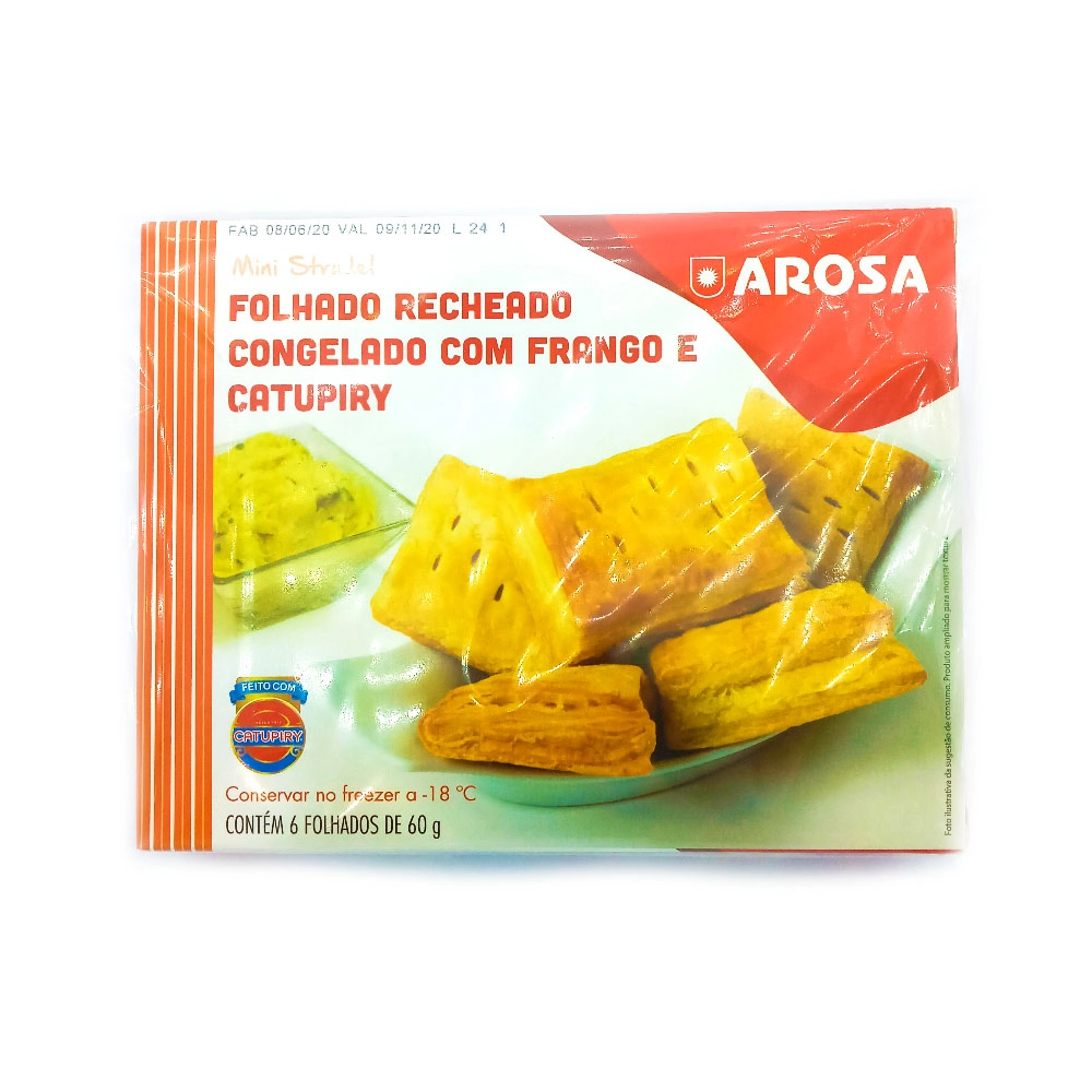 Folhado Rech.fgo C/catup.arosa Cong.360g