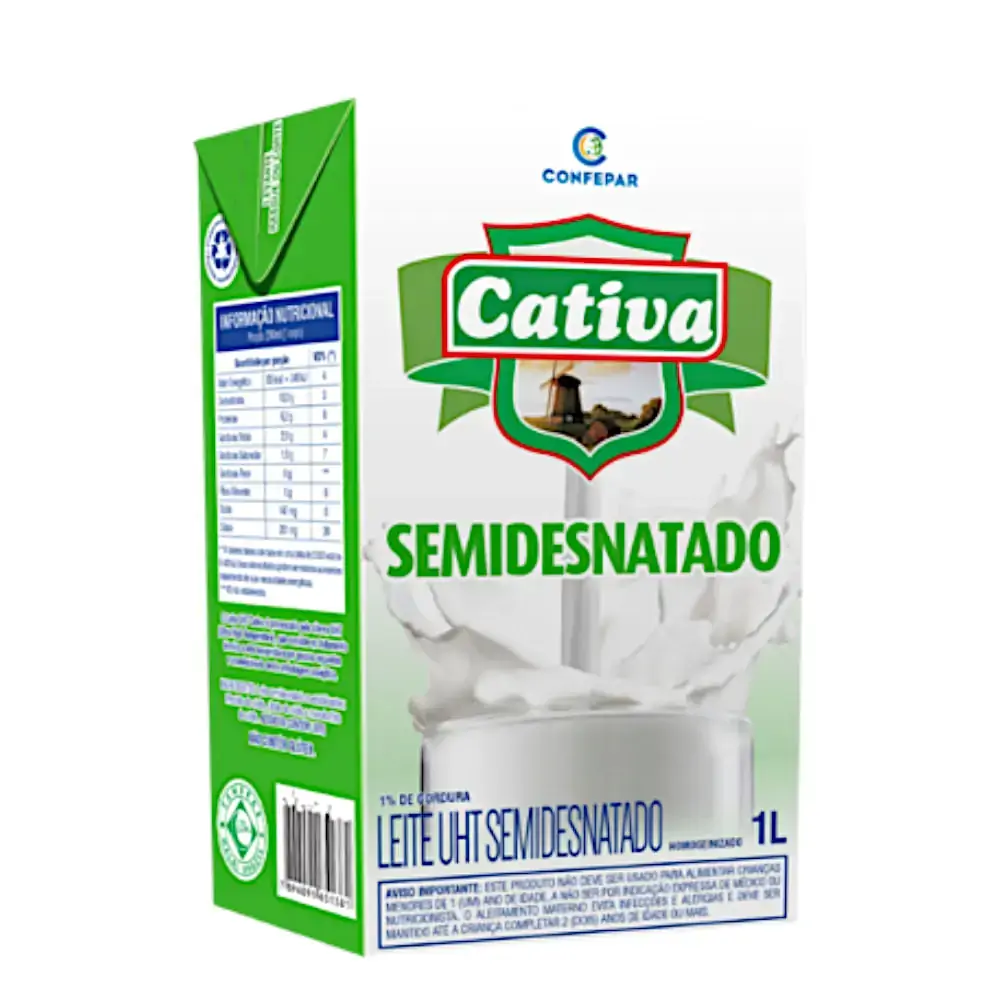 Leite L.v.cativa 1l Semi Desnatado