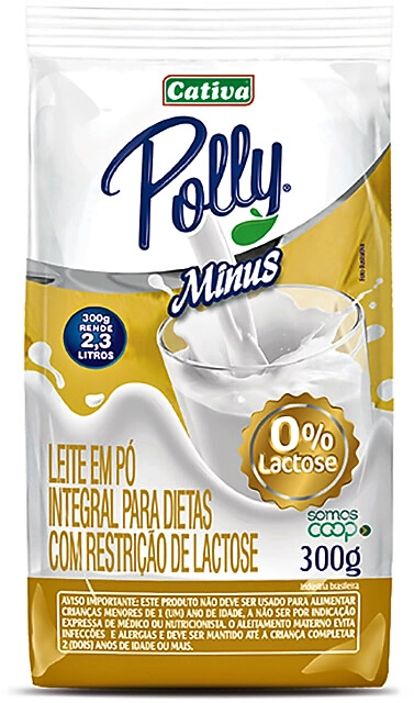 Leite Po Polly 400g Zero Lactose