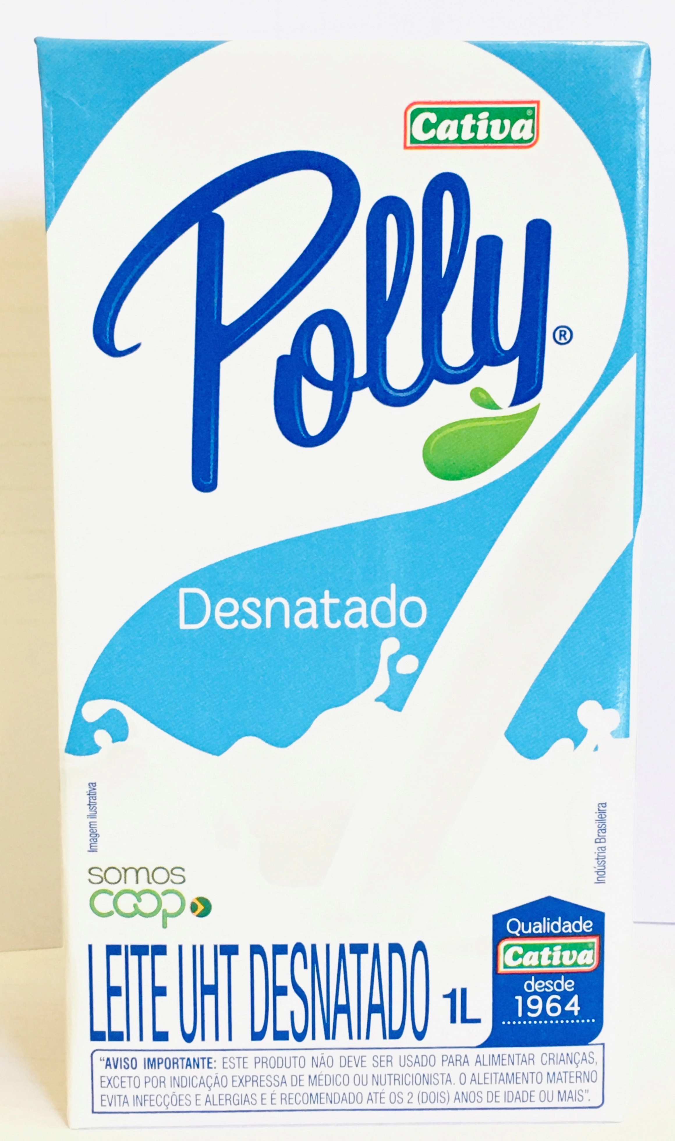 Leite Uht Desnatado Polly Longa Vida Mid