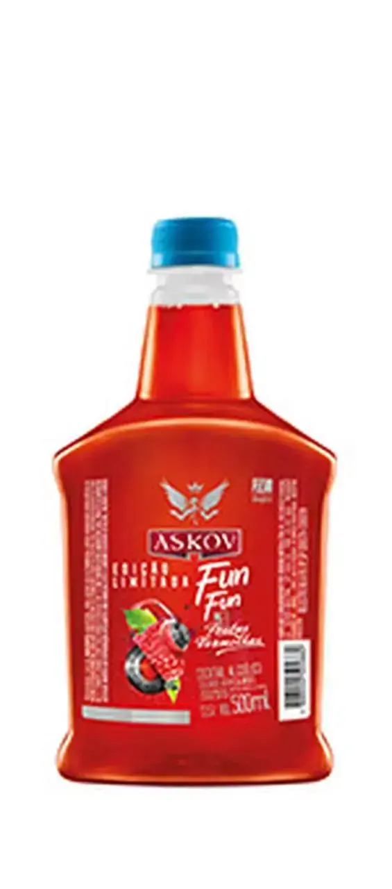 Vodka Askov Frutas Vermelhas Fun 500ml