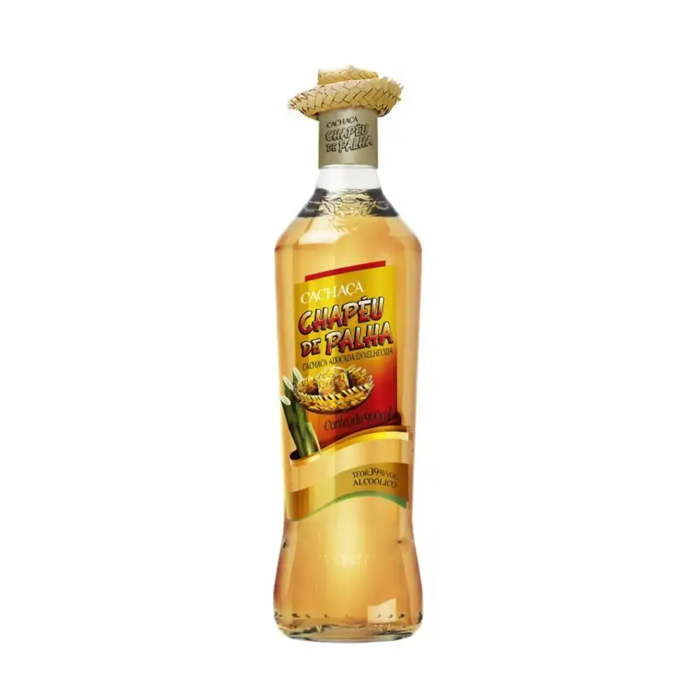 Cachaca Chapeu De Palha Ouro 500ml