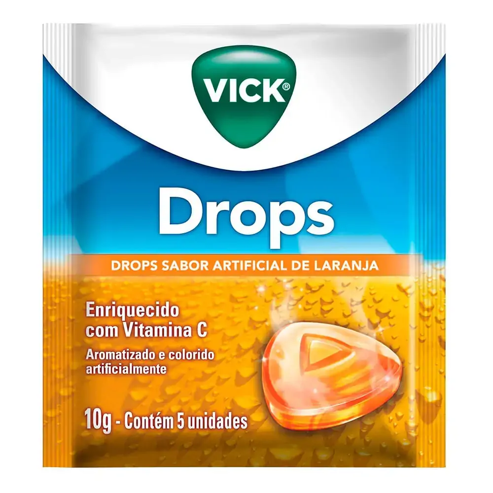 Vick Pastilha Sabor Laranja C/ 0 5