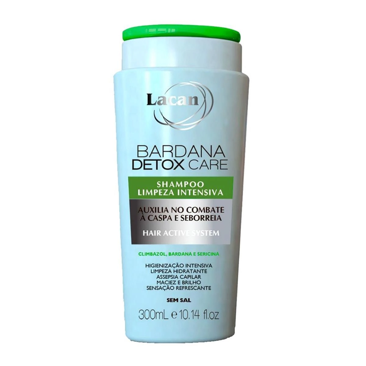Lacan Bardana Detox Shampoo Limpeza Intensiva Pro Caspa 300ml