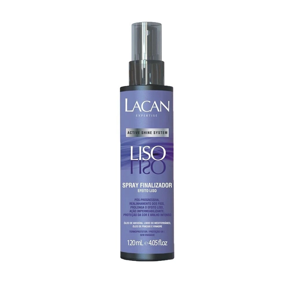 Lacan Liso Spray Finalizador Efeito Liso 120ml
