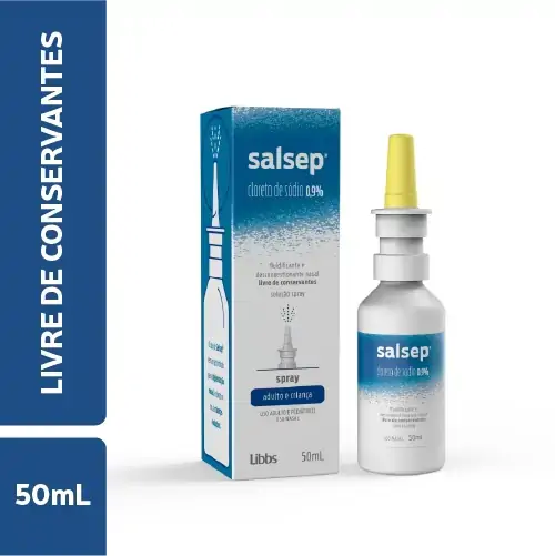 Salsep Spray 0,9 Libbs Caixa 50ml