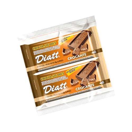 Chocolate Ao Leite Crocante Diet 2 Unidades Diatt