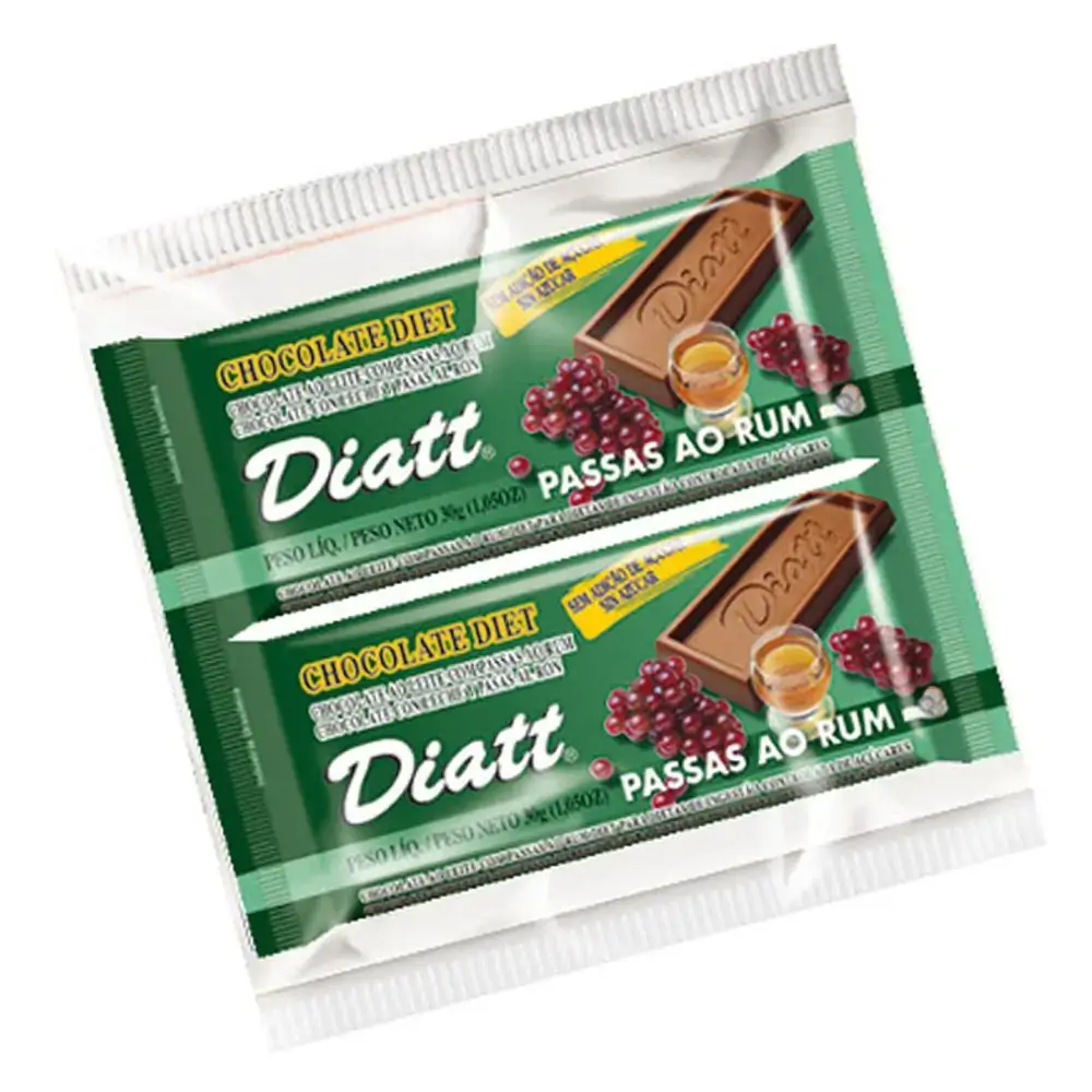 Chocolate Diatt Diet Passas Ao Rum