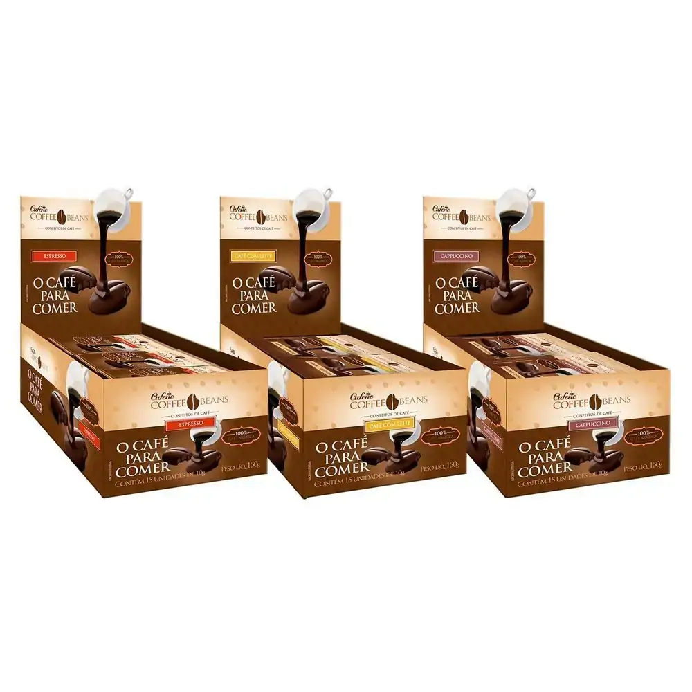 Coffee Beans Café Com Leite Cx15 Café Arábica Louro Verde