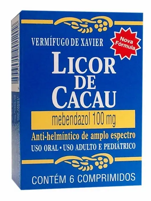 Licor De Cacau 100 Mg 6 Comprimidos Hypermarcas Similar