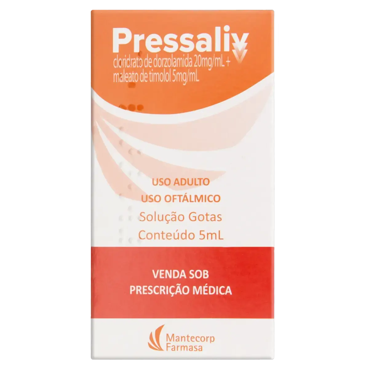 Pressaliv Mantecorp Farmasa Caixa Gotas 5ml