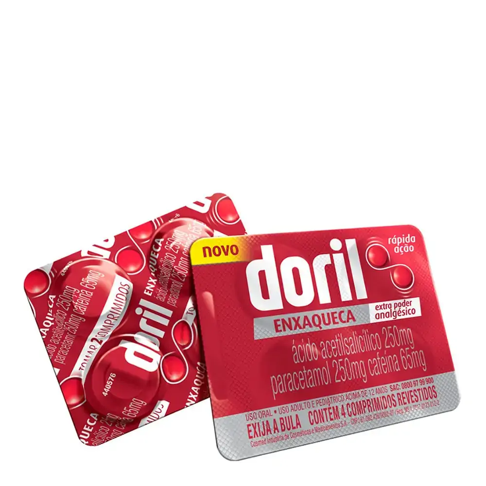 Doril Enxaqueca 25x4 Comp