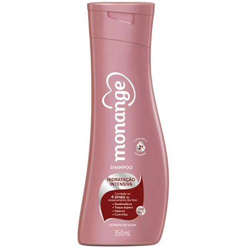 Shampoo Hidratacao Intensiva 350ml Monange