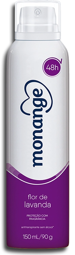 Antitranspirante Aerossol Flor De Lavanda Monange 150ml