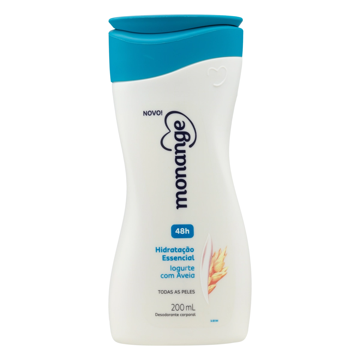 Desodorante Hidratante Corporal Iogurte Com Aveia Monange Hidratação Nutritiva Frasco 200ml