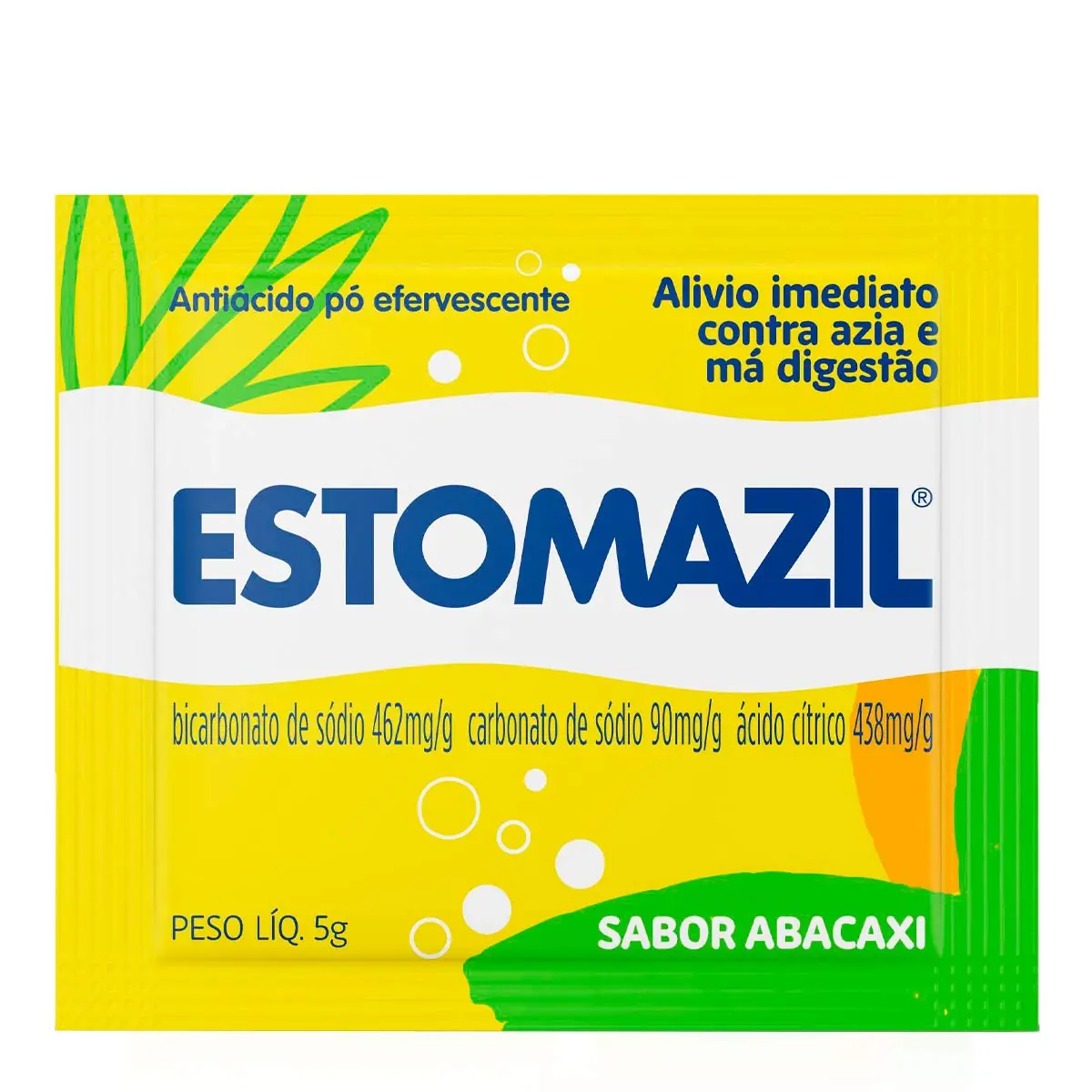 Antiácido Abacaxi Estomazil Envelope 5g