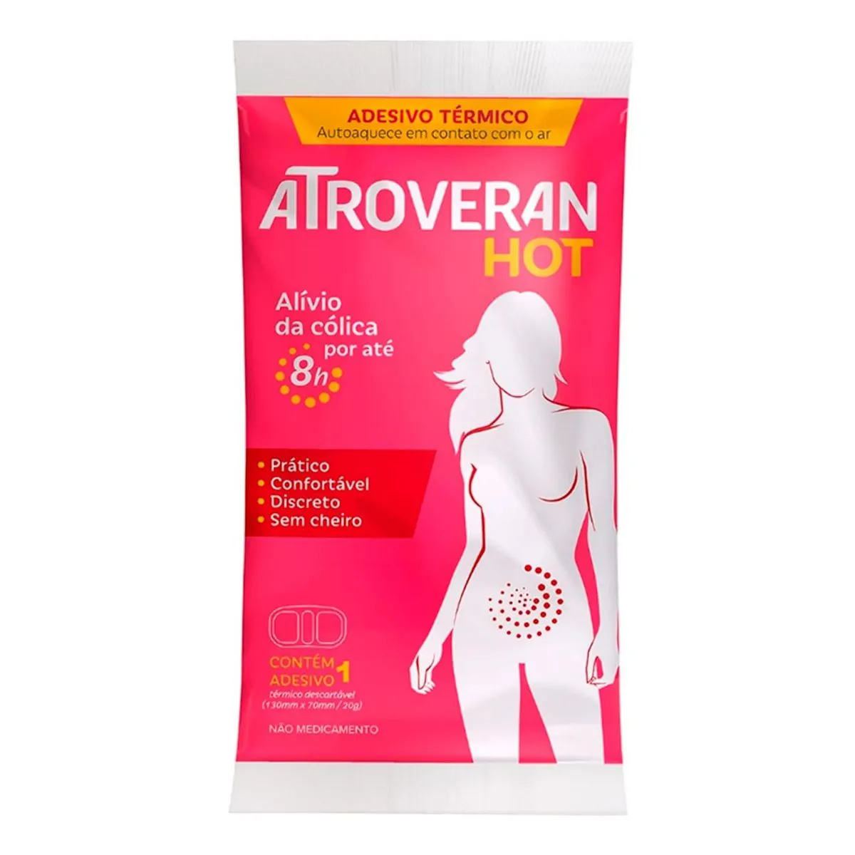 Atroveran Hot Cosmed 130mm X 70mm Pacote 20g