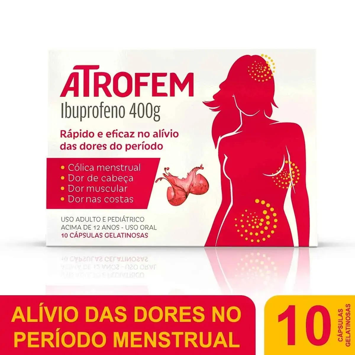Atrofem 400mg Cosmed Caixa 10 Cápsulas