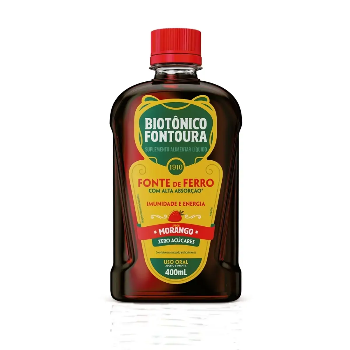 Biotonico Fontoura Morango 400ml