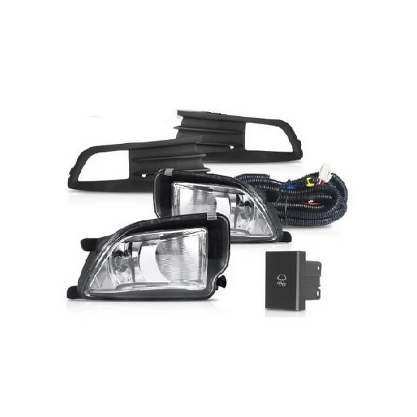 Kit Farol de Milha VOLKSWAGEN GOL/VOYAGE com Friso Preto - FABRICIO KFM775