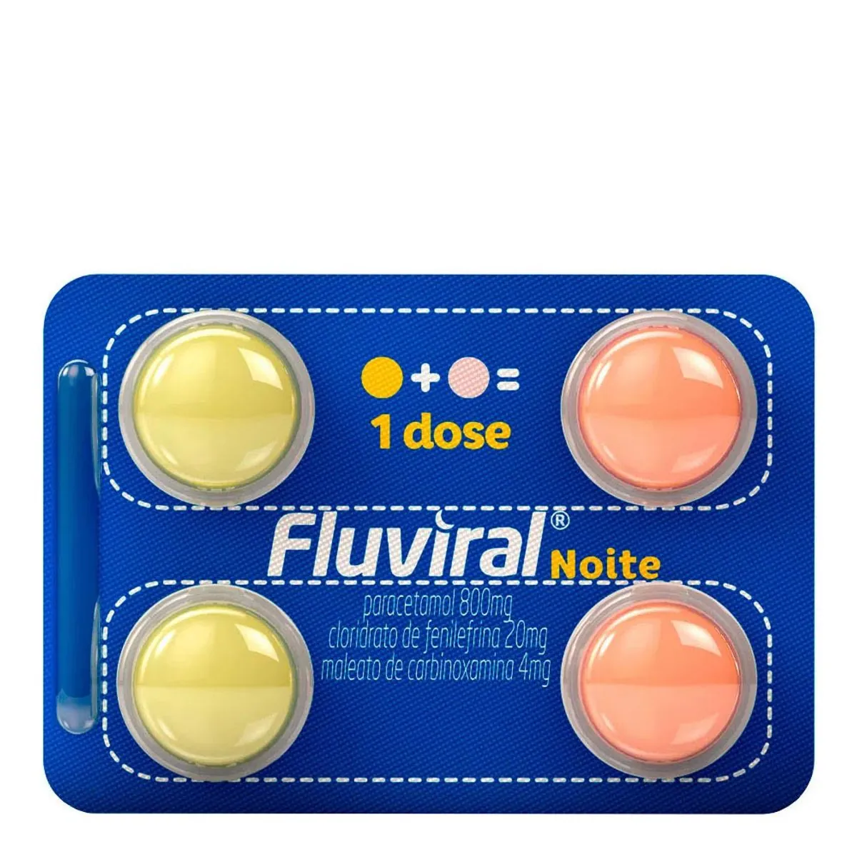 Fluviral Noite Cosmed 4 Comprimidos