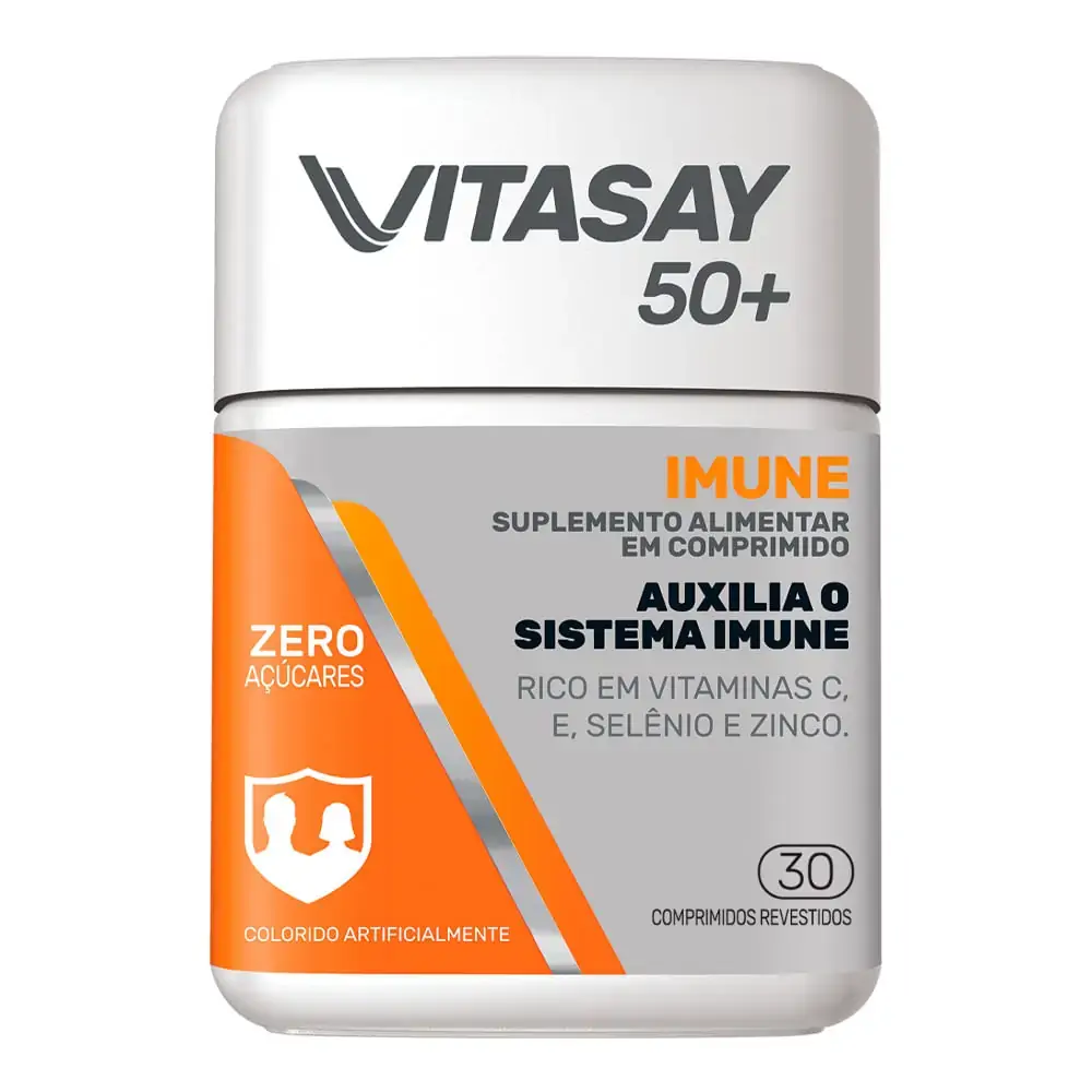 Suplemento Vitamínico Vitasay 50+ Imune 30 Comprimidos