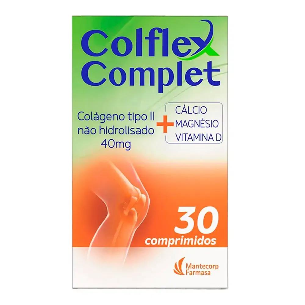 Colágeno Não Hidrolisado Colflex Complet Tipo II 30 Comprimidos