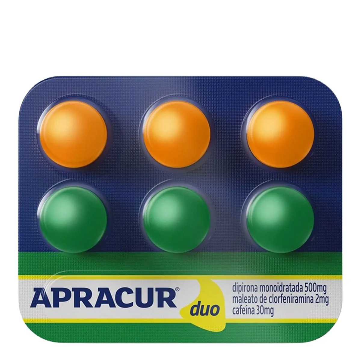 Apracur Duo 500mg 6 S