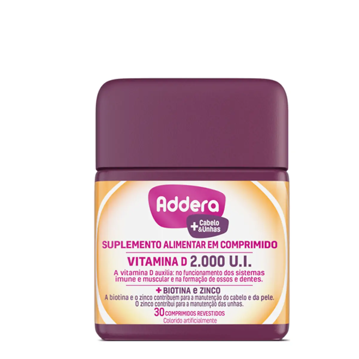 Addera Cabelo E Unhas Fr 30 Comp Rev