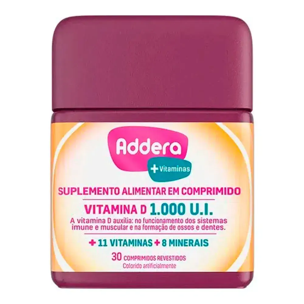 Addera Vitaminas Fr 30 Comp Rev