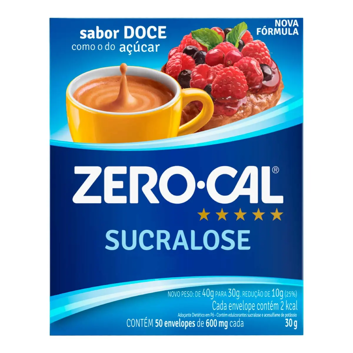 Adoçante Sucralose em Pó Zero Cal 30 g