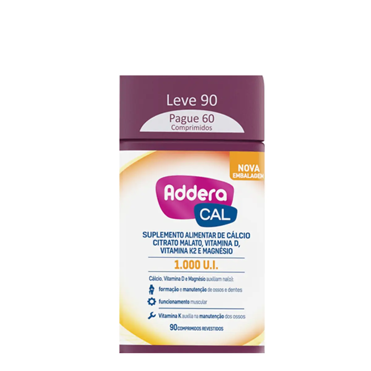 Addera Cal 1000ui 90 Comprimidos