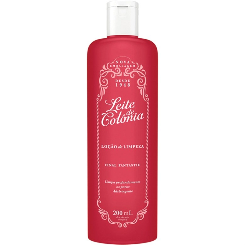 Loção De Limpeza Final Fantastic Leite De Colônia Frasco 200ml