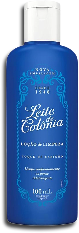 Loção De Limpeza Toque De Carinho Leite De Colônia Frasco 100ml