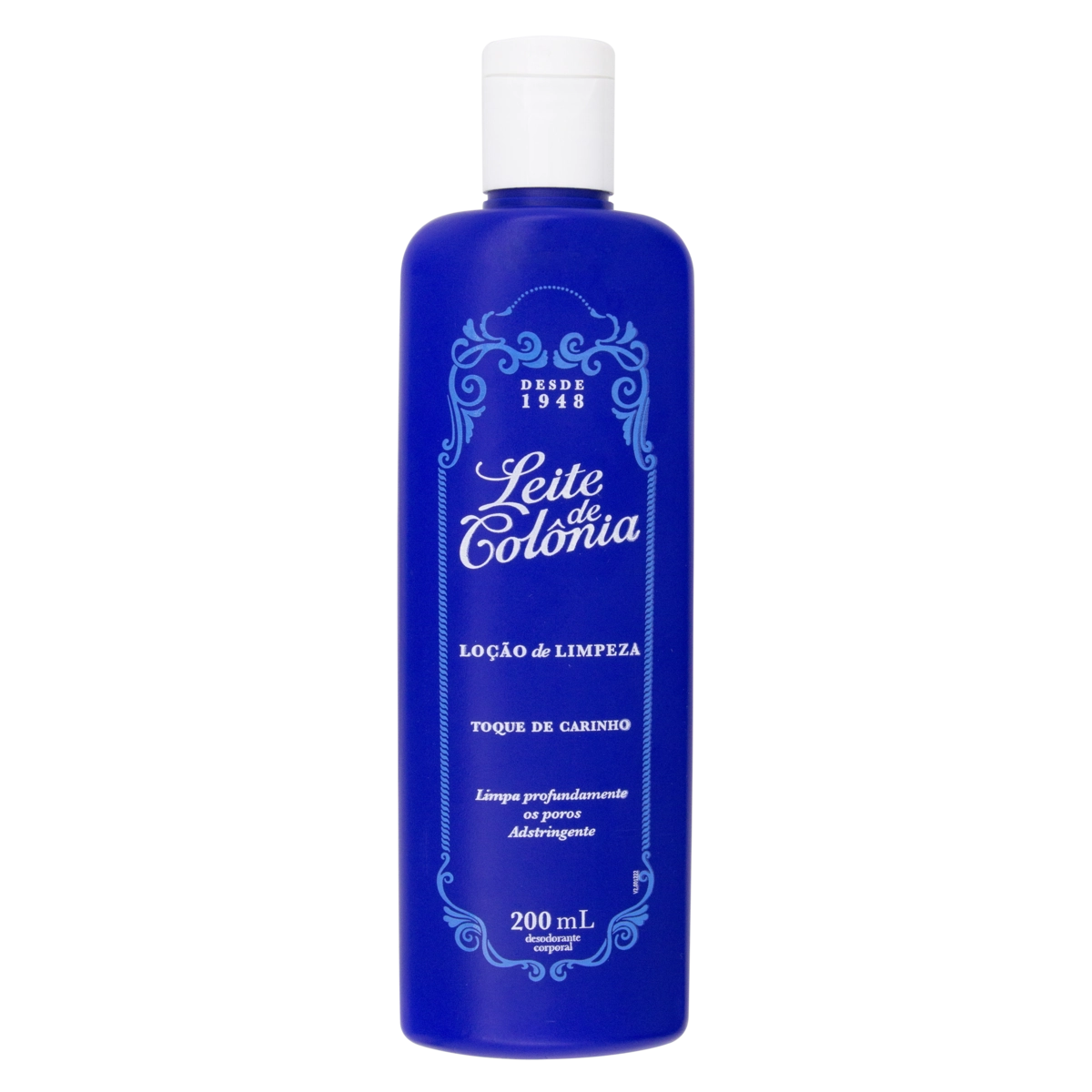 Leite Corporal Limpeza Leite De Colônia 200ml Toque De Carinho Azul Unit