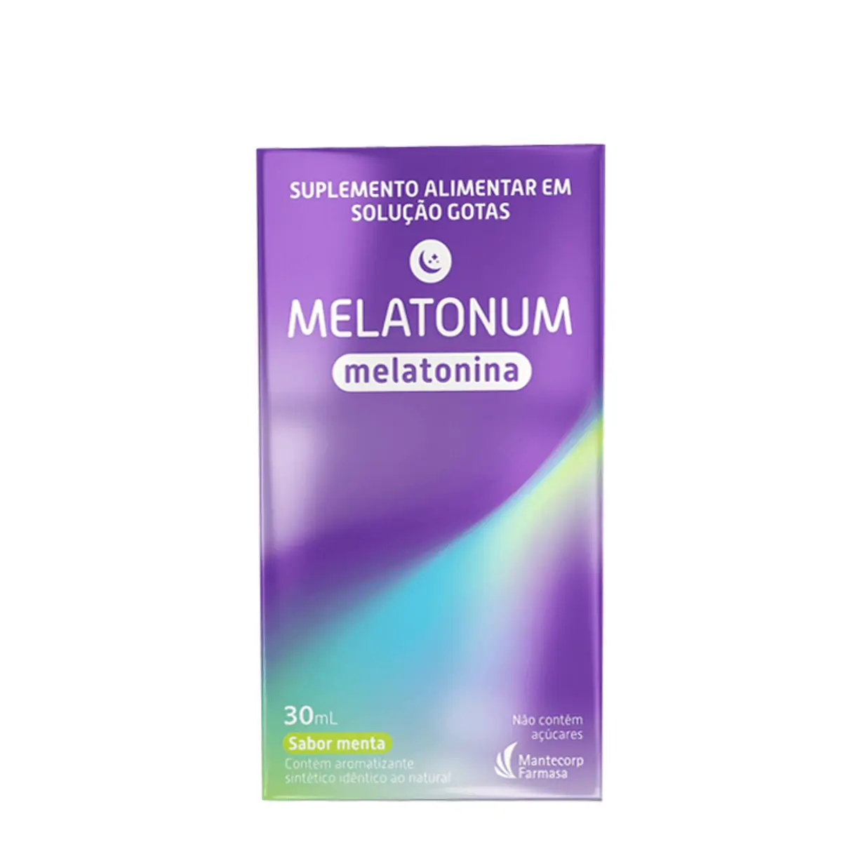 Melatonum Suplemento Alimentar Melatonina em Gotas Sabor Menta com 30 ml