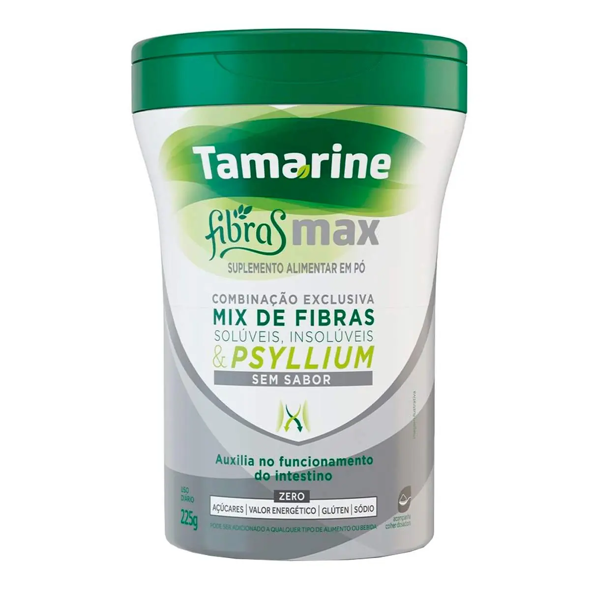 Mix de Fibras Tamarine Fibras Max Sem Sabor 225g + Colher Dosadora