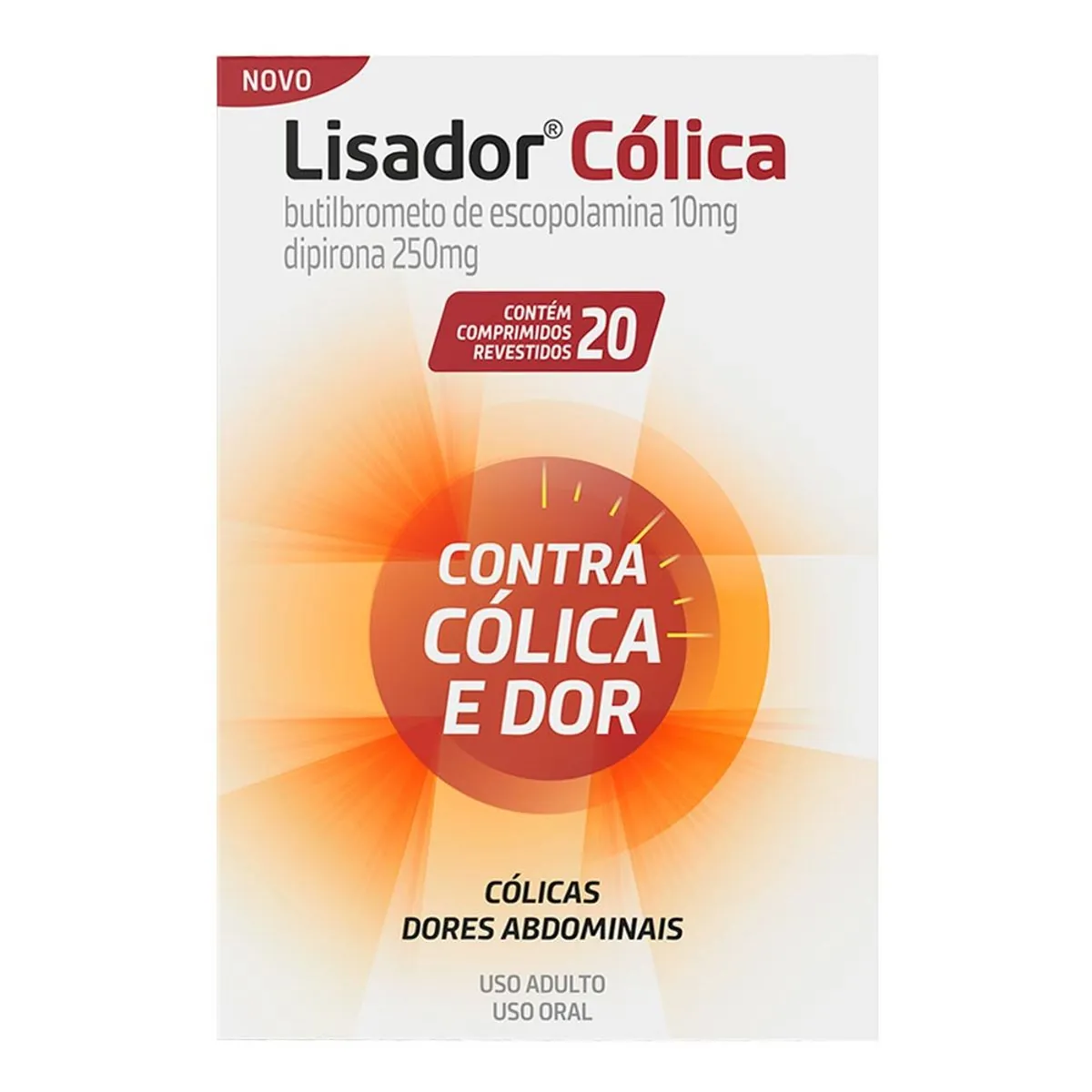 Lisador Cólica Lisador Caixa 20 Comprimidos Revestidos