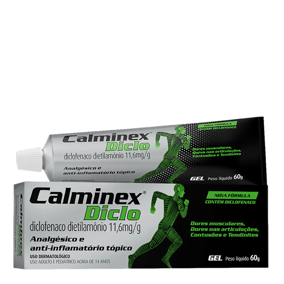 Calminex Diclo 11,6mg/g Caixa 60g Gel