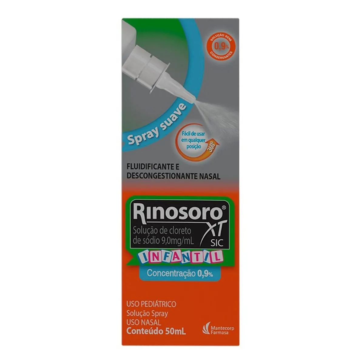 Cloreto De Sódio Infantil Rinosoro Caixa 50ml Solução Spray