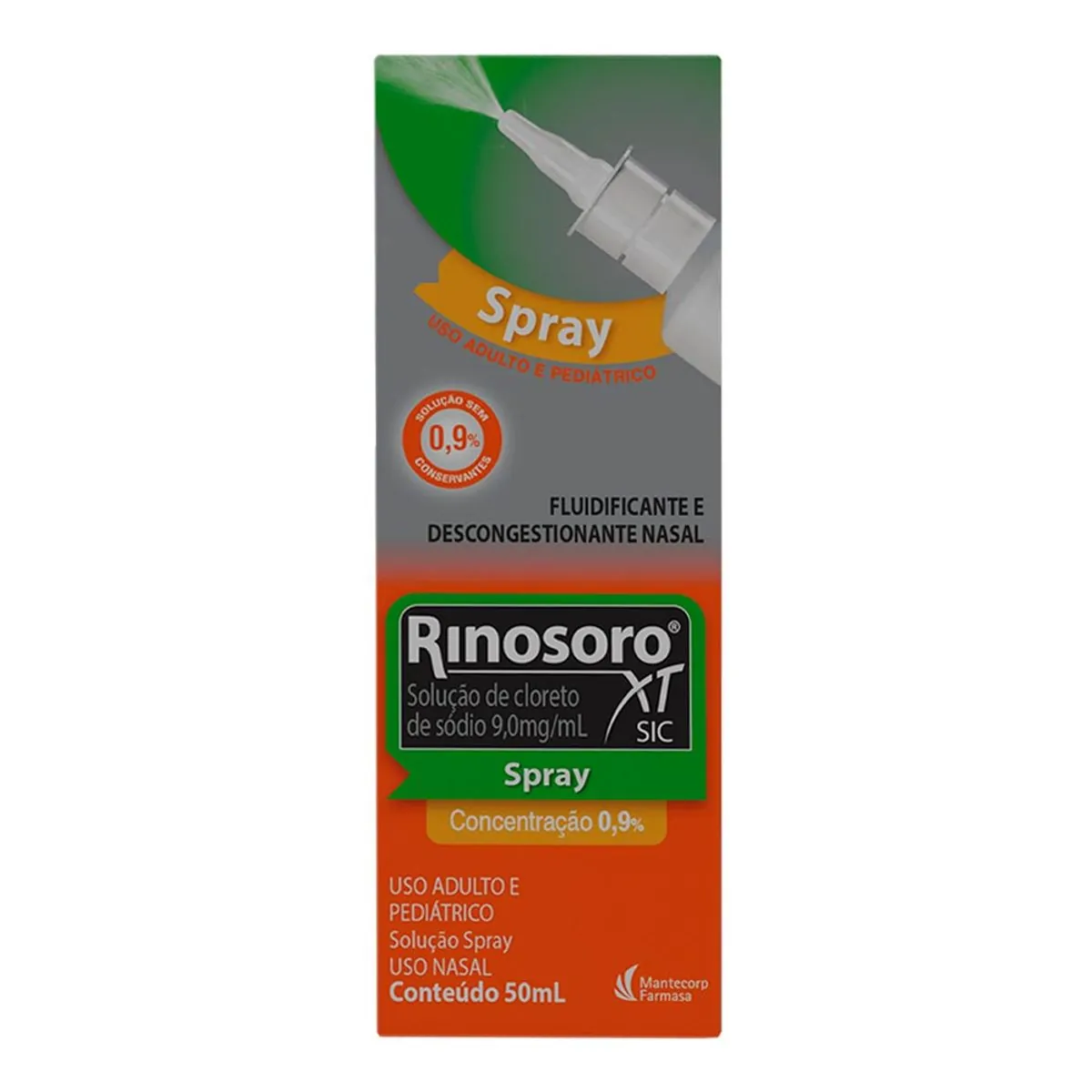 Cloreto De Sódio Rinosoro Caixa 50ml Solução Spray