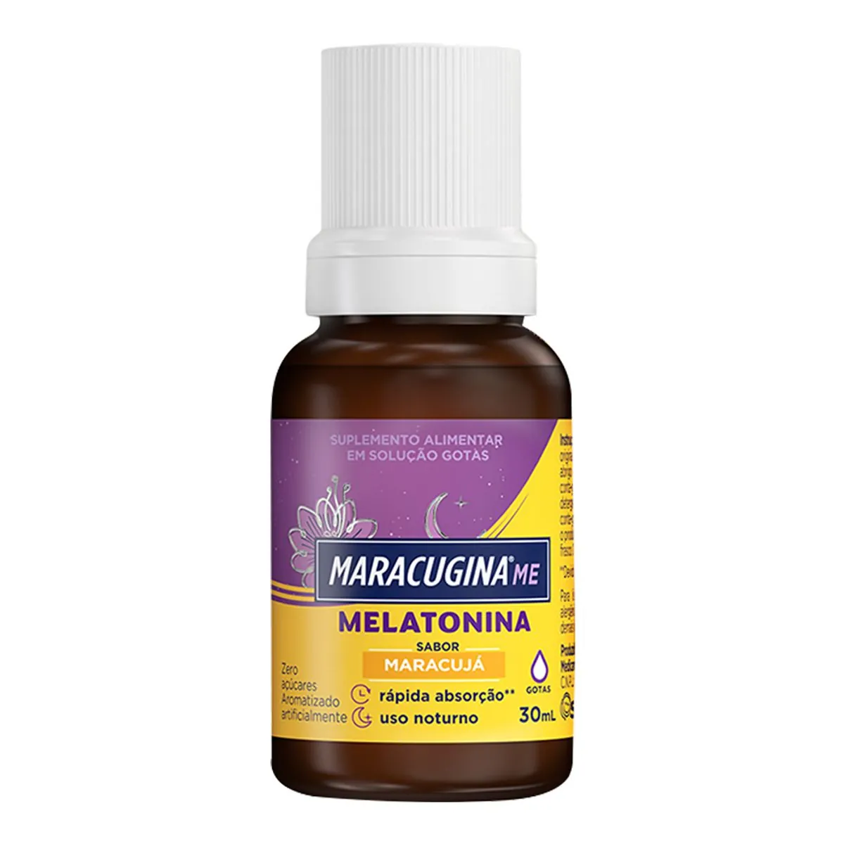 Melatonina Maracujá Maracugina Me Caixa 30ml Solução Gotas
