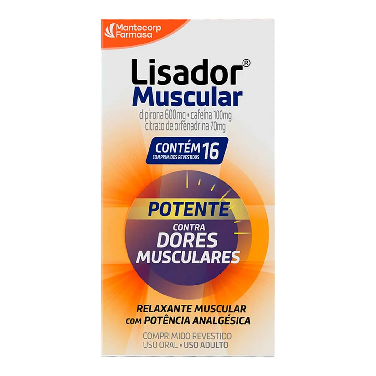 Lisador Muscular Cx 16 Comp