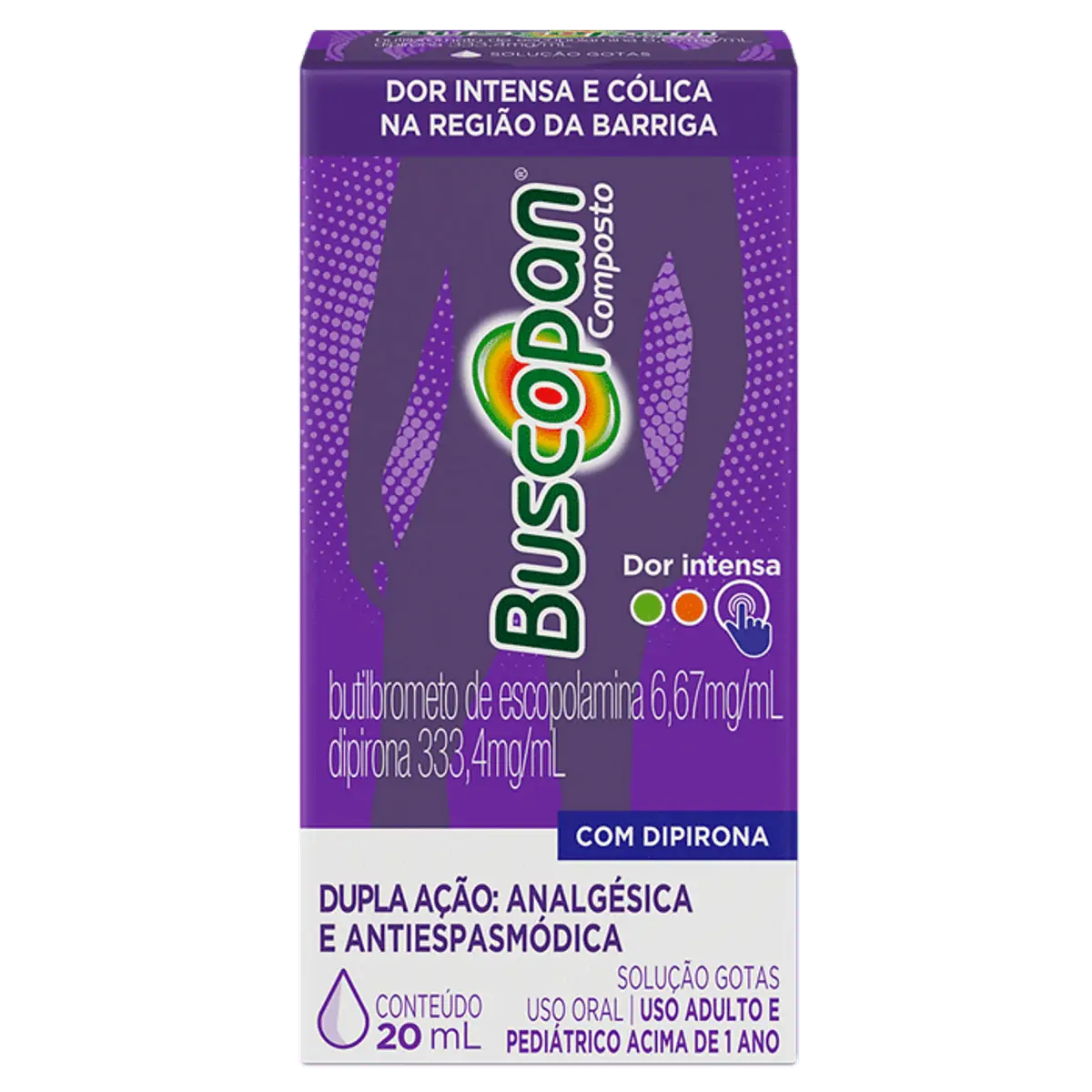 Buscopan Composto 6,67mg/ml Caixa 20ml Solução Gotas