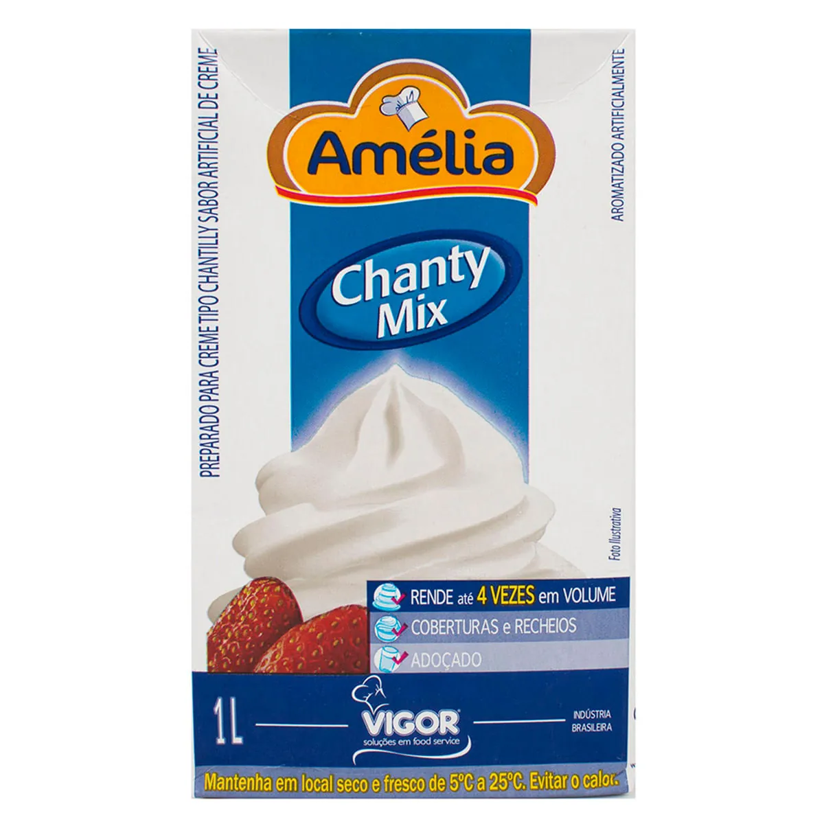 Chantilly Chanty MIX AMÉLIA Tradicional 1 Litro