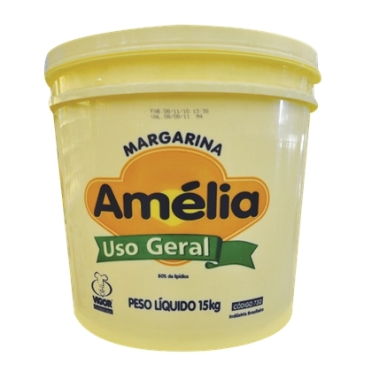 Margarina Com Sal 50 De Lipídios Uso Geral Amélia Balde 15kg