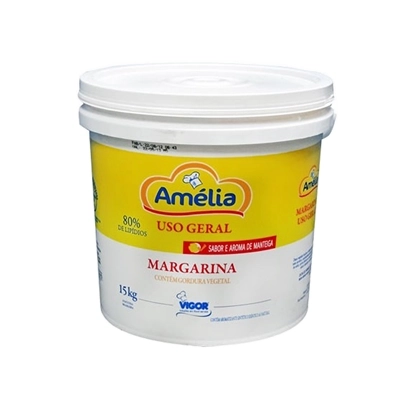 Margarina Com Sal 80 De Lipídios Uso Geral Amélia Balde 15kg